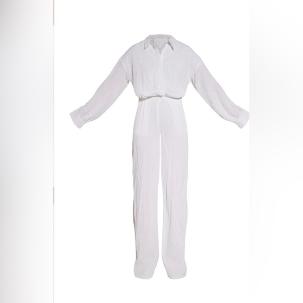 White Jumpsuit | Pretty Little Thing | Size 4 US 8UK